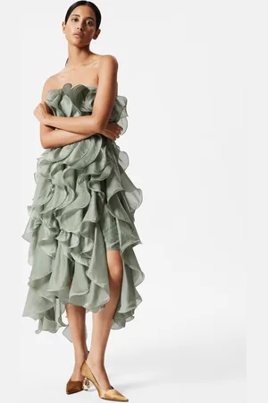 & OTHER STORIES Ruffled Chiffon Midi Dress - , 36