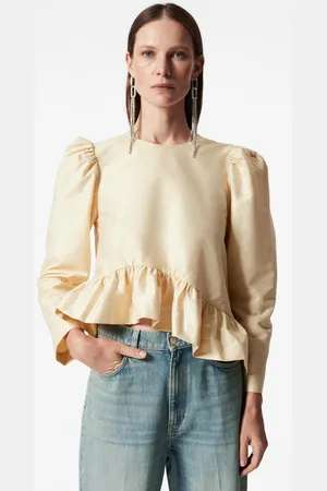 & OTHER STORIES Asymmetric Ruffle-Peplum Blouse - , 32