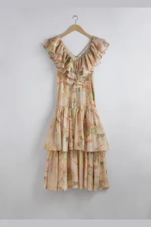& OTHER STORIES Cascading Ruffle Maxi Dress - , 36