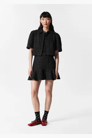 & OTHER STORIES Ruffled Tweed Mini Skirt - , 32