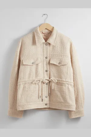 & OTHER STORIES Tweed Drawstring Jacket - , XS