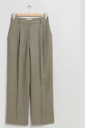& OTHER STORIES Wide Linen Trousers - , 32