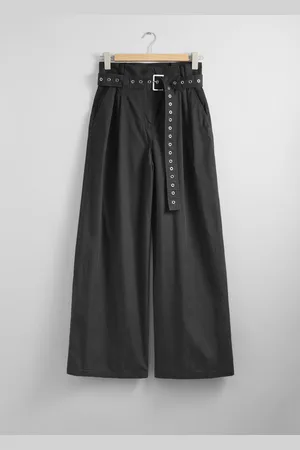 & OTHER STORIES Eyelet-Belt Paperbag Trousers - , 32