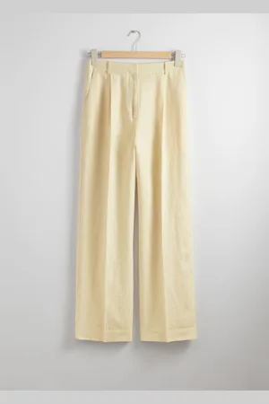 & OTHER STORIES Wide Linen Trousers - , 36