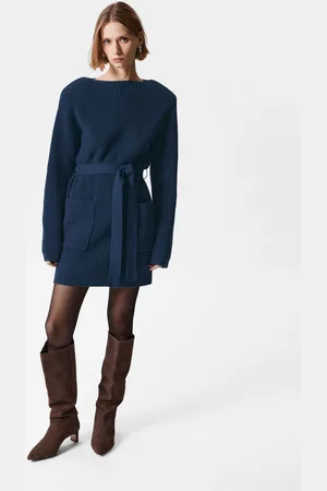 & OTHER STORIES Belted Wool Mini Dress - , XS