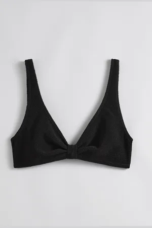 & OTHER STORIES Textured Triangle Bikini Top - , 34