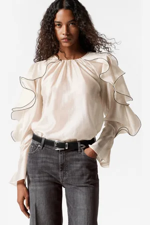 & OTHER STORIES Flounced Blouse - , 32