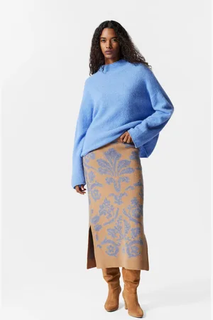& OTHER STORIES Knitted Jacquard Skirt - , XS