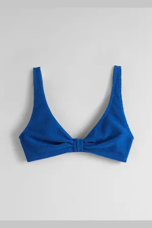 & OTHER STORIES Textured Triangle Bikini Top - , 44