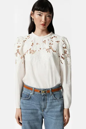 & OTHER STORIES Embroidered Puff-Sleeve Blouse - , 32