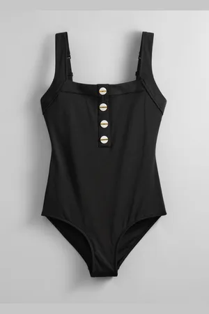 & OTHER STORIES Button-Detailed Swimsuit - , 32
