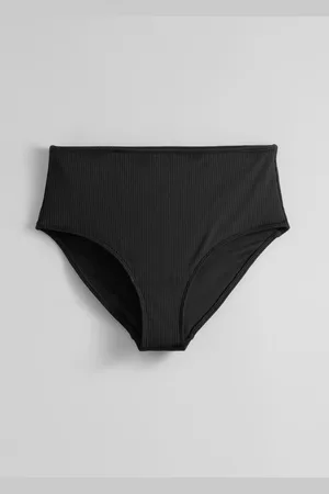 & OTHER STORIES Ribbed High-Waist Bikini Bottoms - , 34