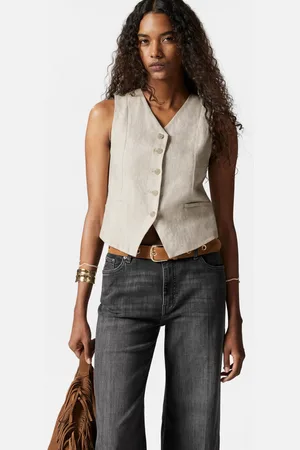 & OTHER STORIES Tailored Linen Waistcoat - , 32