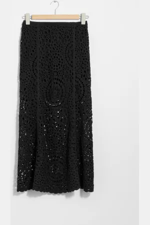 & OTHER STORIES Crocheted Midi Skirt - , XS
