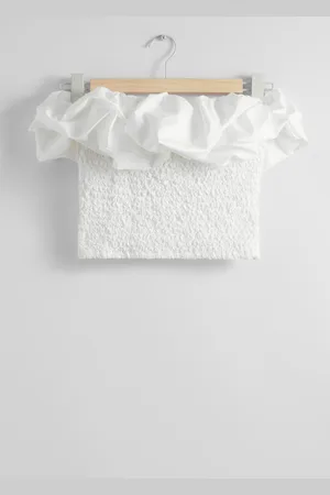 & OTHER STORIES Off-Shoulder Bubble Top - , 32