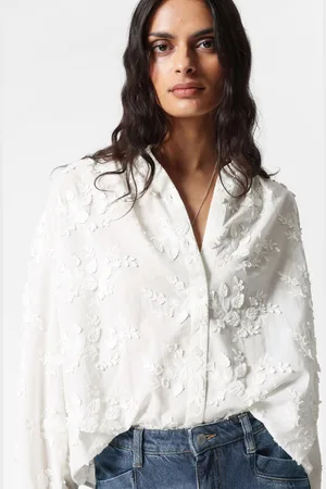 & OTHER STORIES Voluminous Floral-Appliqué Blouse - , 36
