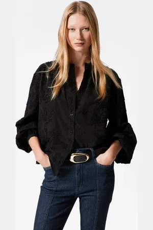 & OTHER STORIES Voluminous Floral-Appliqué Blouse - , 32