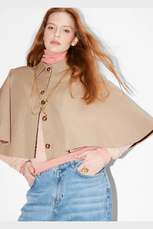 & OTHER STORIES Cropped Trench Cape - , ONESIZE