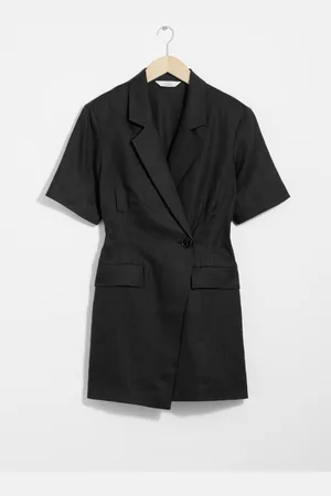 & OTHER STORIES Linen Blazer Mini Dress - , 32