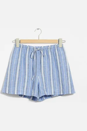 & OTHER STORIES Drawstring Linen Shorts - , 32
