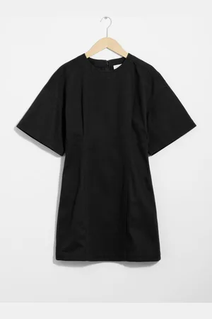 & OTHER STORIES Fitted Short-Sleeve Mini Dress - , XS