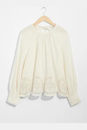& OTHER STORIES Open-Back Linen Blouse - , XS