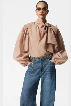 & OTHER STORIES Puff-Sleeve Bow-Detail Blouse - , XS