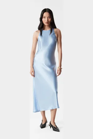 & OTHER STORIES Sleeveless Satin Midi Dress - , 32
