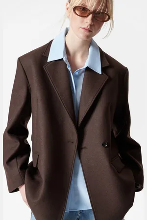 & OTHER STORIES Tie-Belt Wool Blazer - , XS