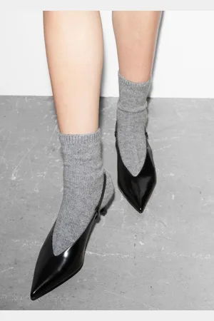 & OTHER STORIES Classic Leather Slingback Pumps - , 36