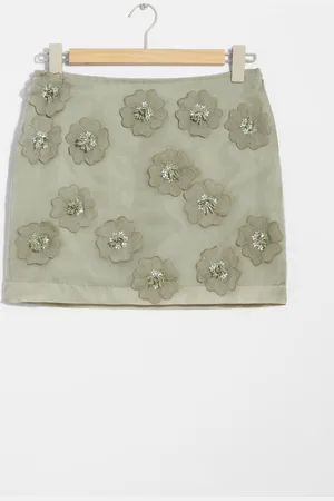 & OTHER STORIES Textured Mini Skirt - , 32