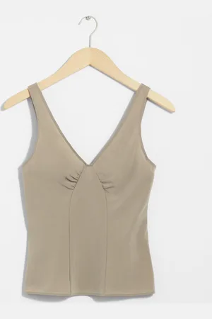 & OTHER STORIES V-Cut Top - , 32