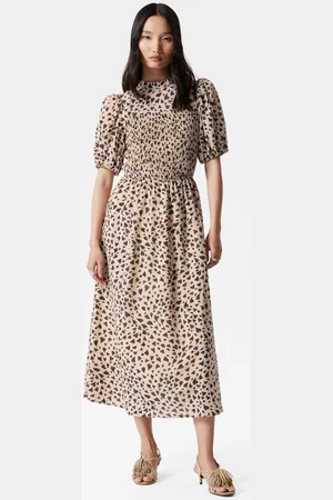 & OTHER STORIES Smocked Puff-Sleeve Midi Dress - , 32
