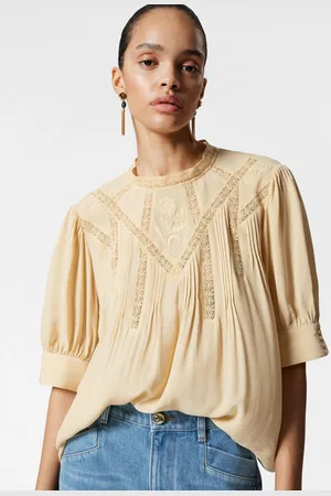 & OTHER STORIES Embroidered Lace Blouse - , XS