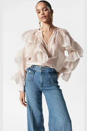 & OTHER STORIES Asymmetric Ruffle Blouse - , XS