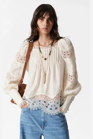 & OTHER STORIES Lace-Trimmed Blouse - , 32