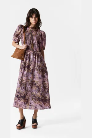 & OTHER STORIES Smocked Puff-Sleeve Midi Dress - , 32