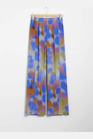 & OTHER STORIES Printed Satin Trousers - , 32