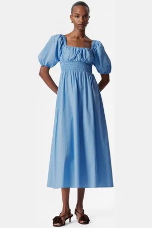 & OTHER STORIES Puff-Sleeve Midi Dress - , 32
