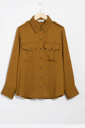 & OTHER STORIES Satin Utility Shirt - , L