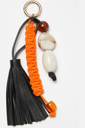 & OTHER STORIES Stone & Tassel Embellished Keychain - , ONESIZE