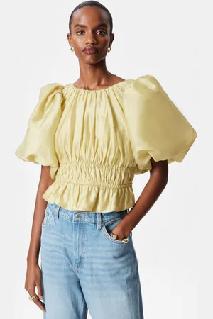 & OTHER STORIES Ruched Balloon-Sleeve Blouse - , S