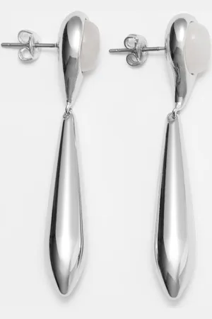 & OTHER STORIES Teardrop-Pendant Stone Earrings - , ONESIZE