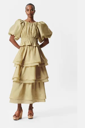 & OTHER STORIES Flounced Midi Skirt - , XS