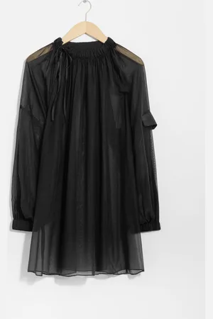 & OTHER STORIES Sheer Mini Dress - , XS