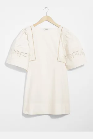 & OTHER STORIES Scalloped Mini Dress - , XS