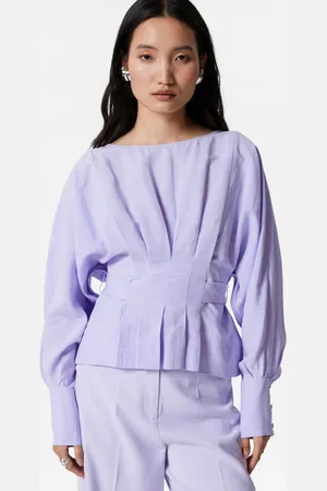 & OTHER STORIES Pleated Boatneck Blouse - , 32