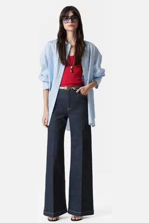 & OTHER STORIES Wide Press-Crease Jeans - , 34