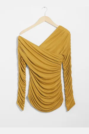 & OTHER STORIES Draped One-Shoulder Top - , XS