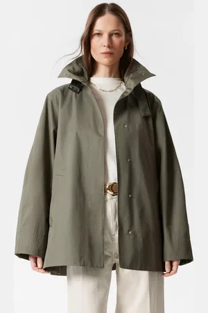 & OTHER STORIES A-line Funnel-Neck Jacket - , XS